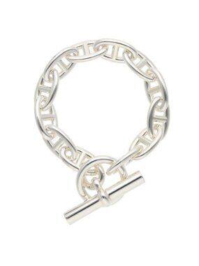 Hermes Chaine D'ancre GM Silver Bracelet